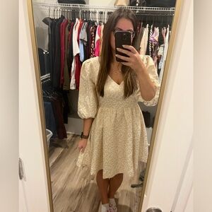 Gorgeous NWT Lilly Pulitzer Calyssa 3/4 Sleeve Dress Gold Leopard Jacquard Sz 12